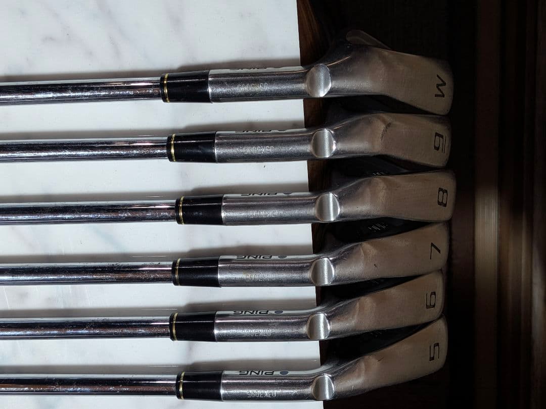 名器 PING iアイアン 5〜PW 6本セット カラーコード ブルー