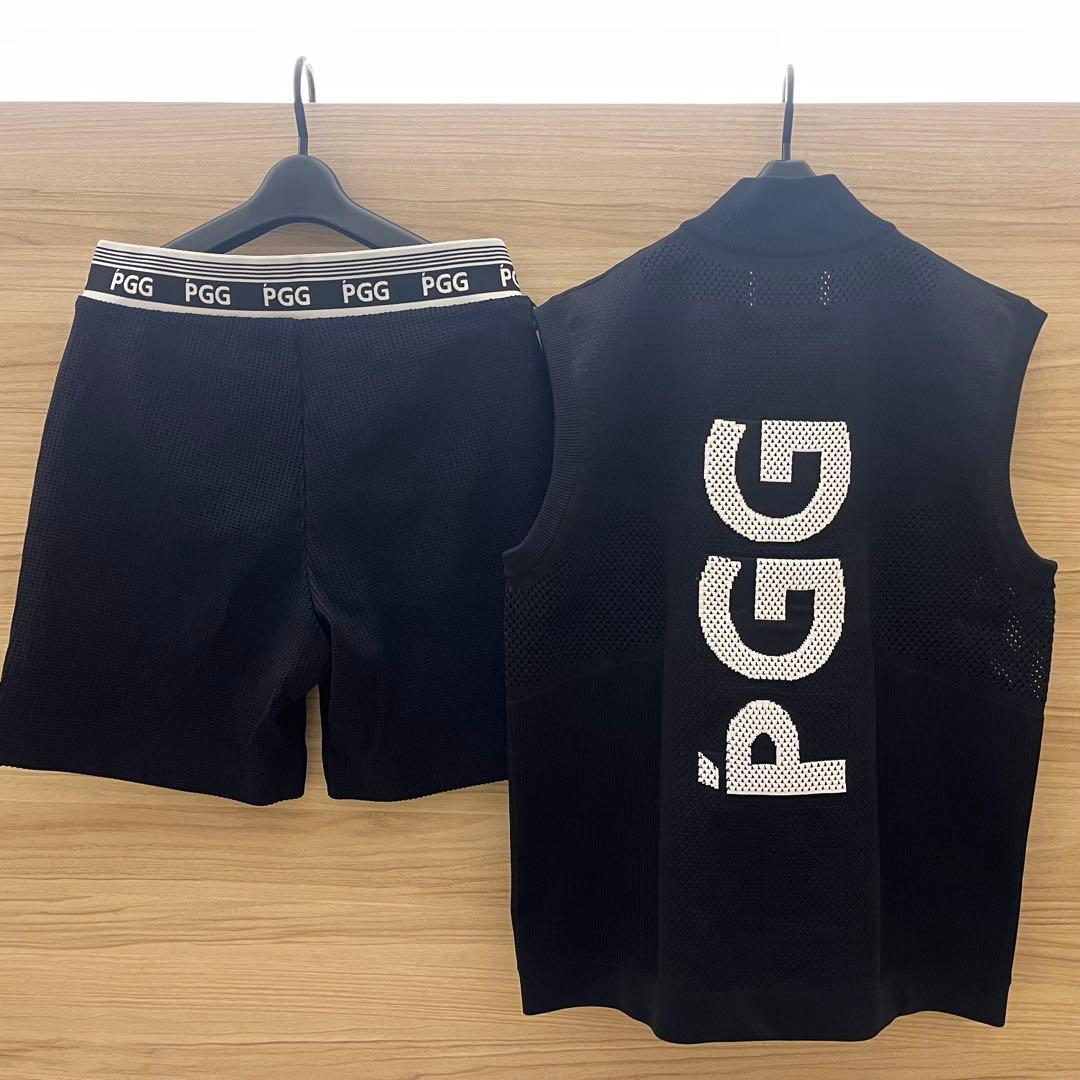 新品★59,400円 PGG パーリーゲイツ ベスト＆パンツ 上下２枚セット 4