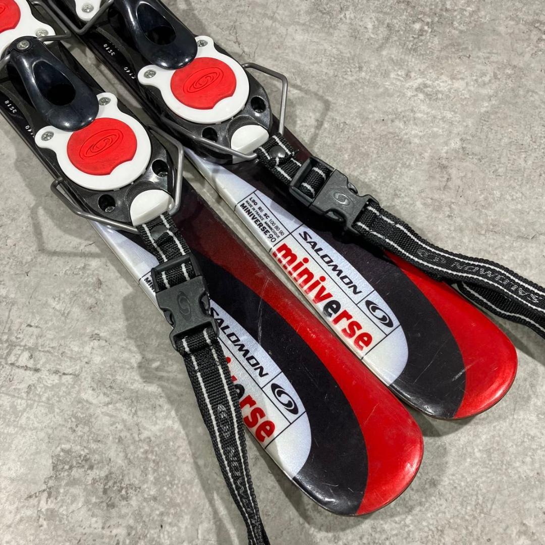 美品 SALOMON サロモン miniverse 90cm ショートスキー
