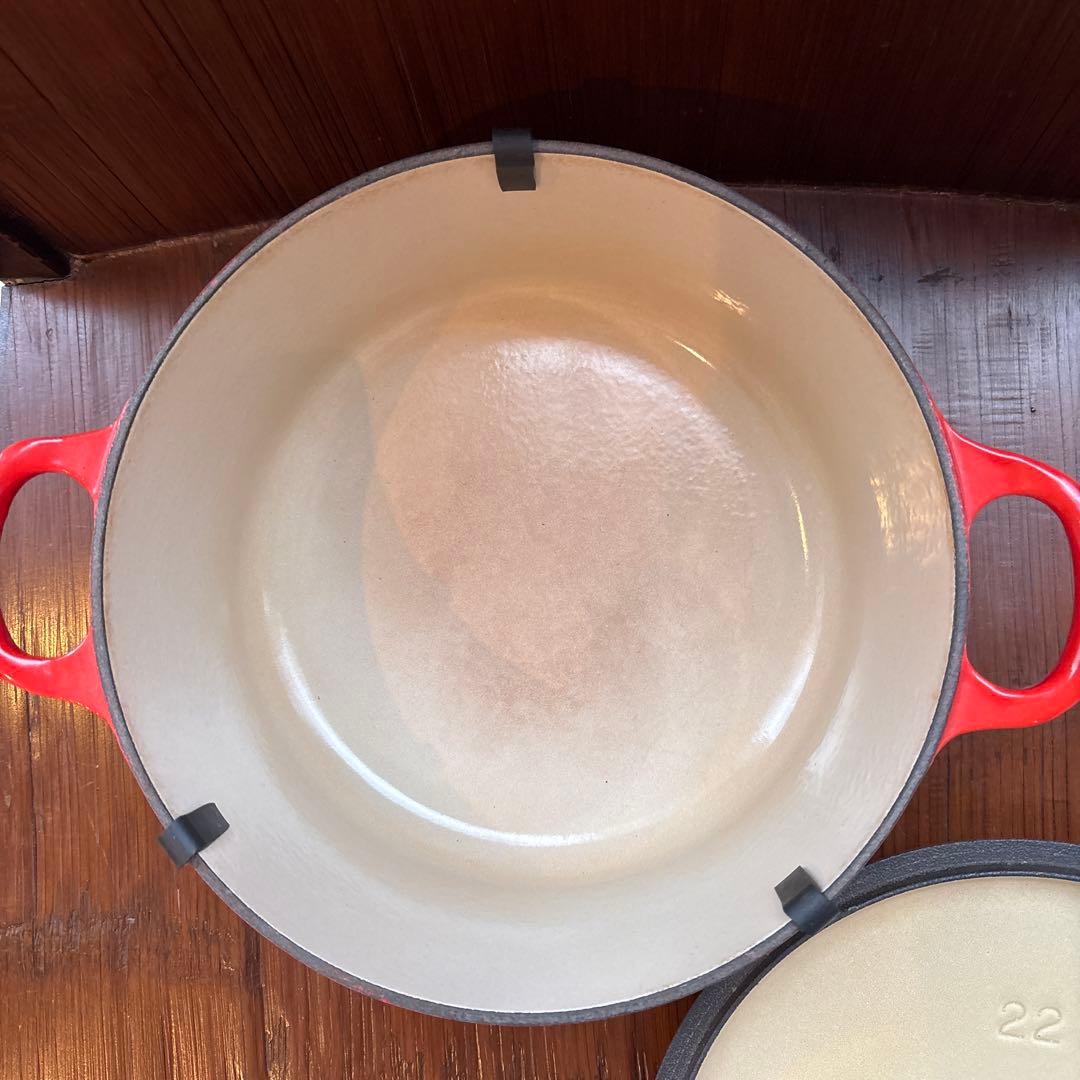 LE CREUSET ル.クルーゼ両手鍋22㎝