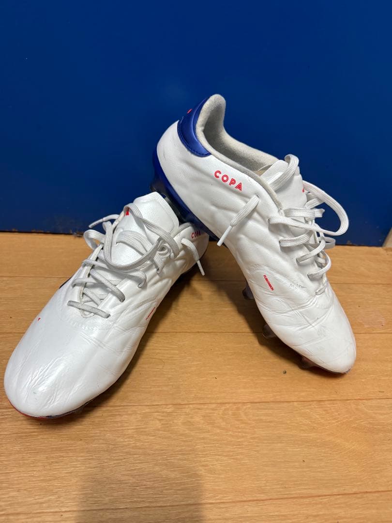 adidas COPA ホワイト/ブルー スパイク