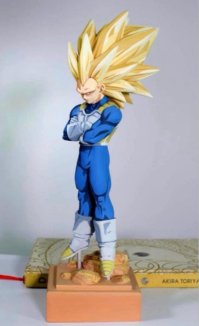 リペイント　二次元彩色　ガレージキット　ドラゴンボール　超サイヤ人3ベジータ