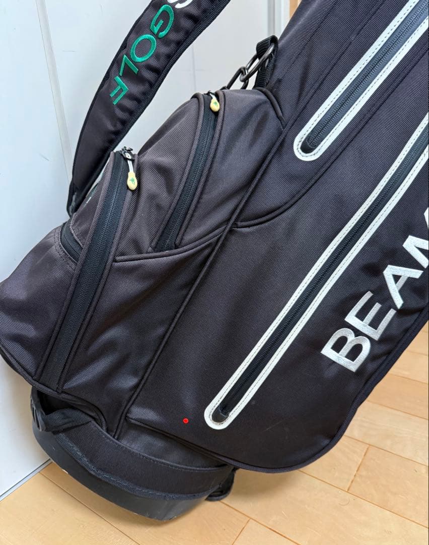 美品★ビームス★スタンドキャディバッグ★ゴルフ★BEAMS★ゴルフバッグ★レア