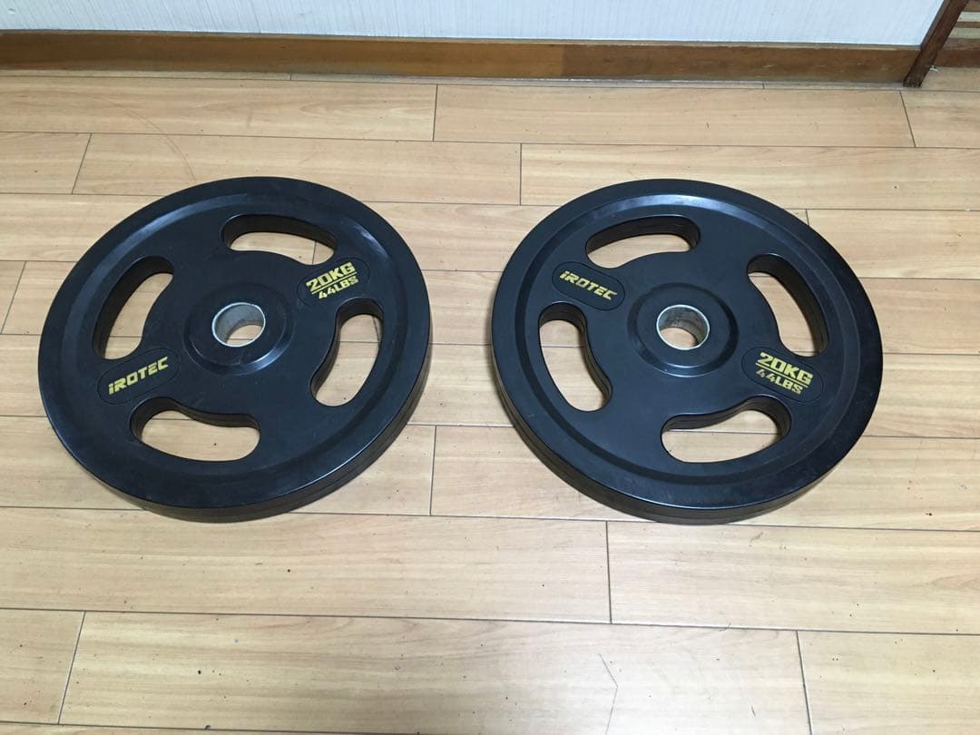 ①アイロテックIROTEC プレート20kg x 1枚穴径50mm(同時購入)