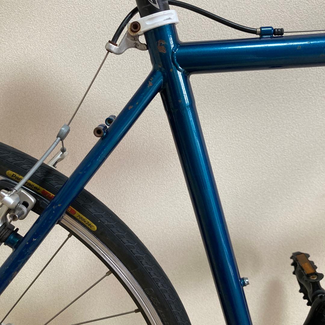 ANCHOR C9 シクロクロス クロモリ ブリヂストン 傷あり 実用車　青緑