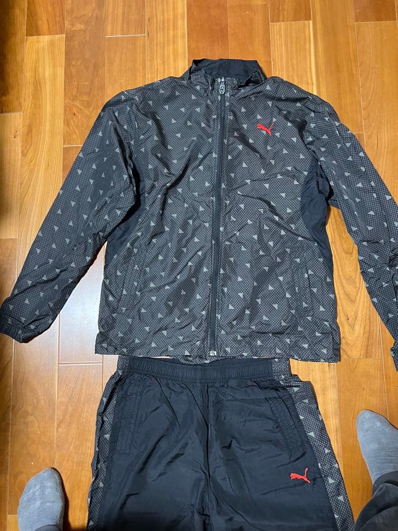 PUMA ジャージ上下セット 幾何学模様