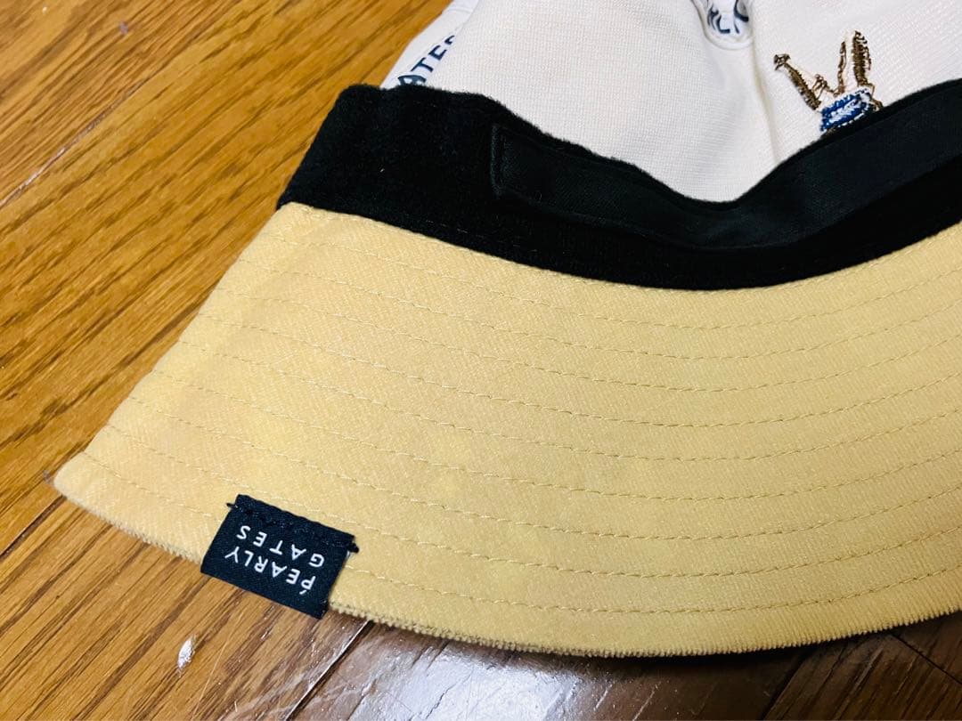 美品/使用2回　パーリーゲイツ　ラビット柄　ハット ベージュ