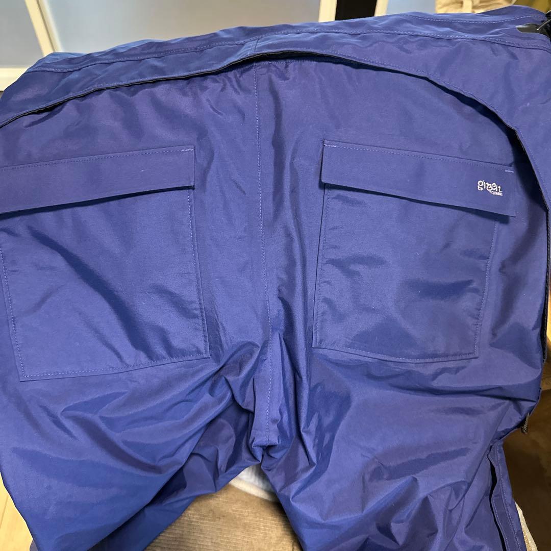 グリーンクロージング　ビブパンツ　L NAVY