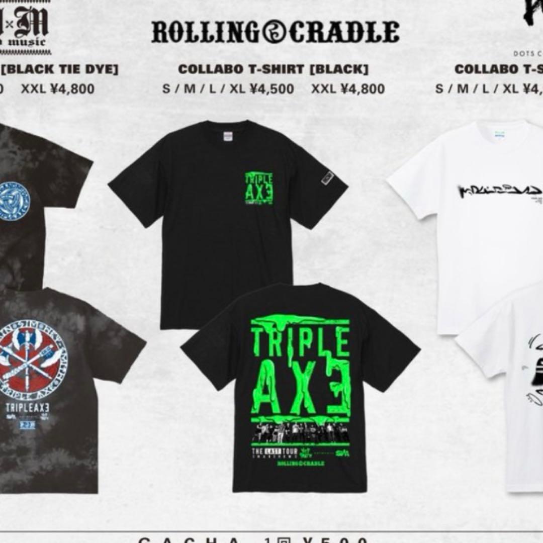 TRIPLE AXE ROLLING CRADLE Tシャツ XL ロリクレ