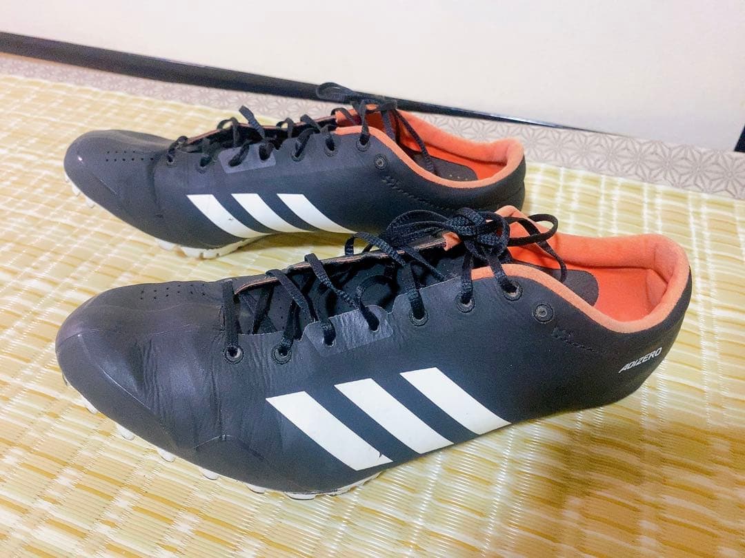 陸上 スパイク ADIZERO アディゼロ 26.5cm アディダス ブラック