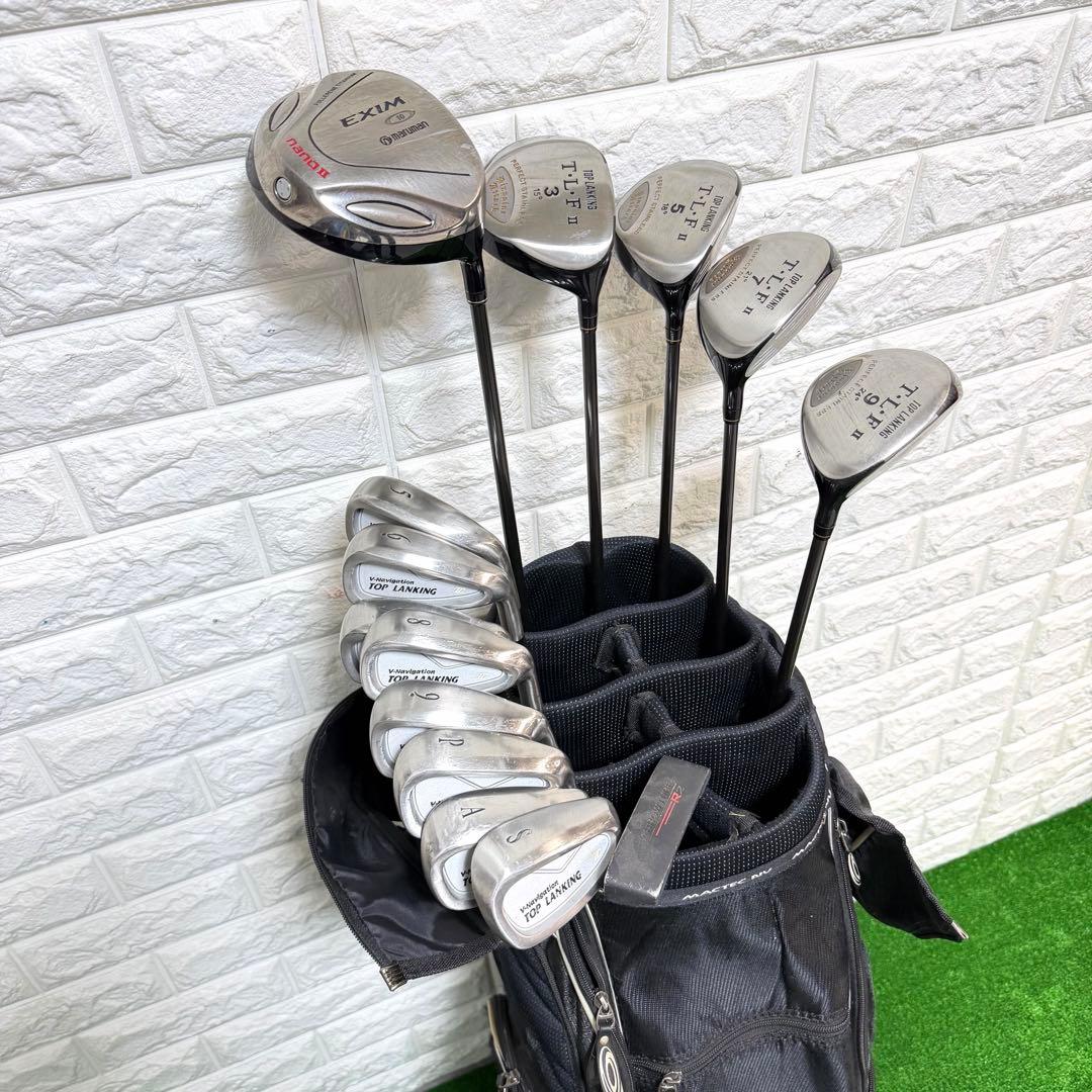 ゴルフセット　初心者応援　フルセット　ラウンド仕様　メンズ　右打ち　すぐ使える