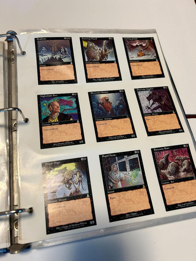 MTG ウルザズデスティニー バインダー 全チェックリストカード付き