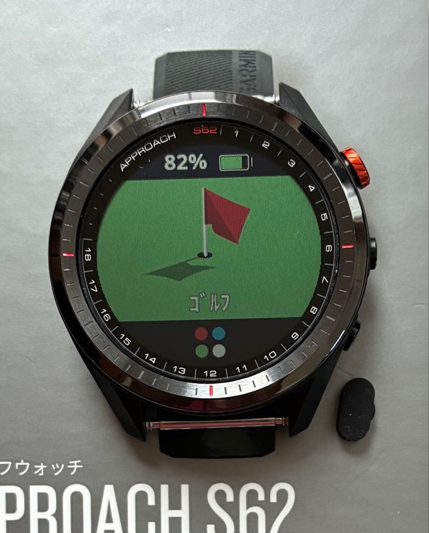 GARMIN Approach S62 Black GPSゴルフウォッチ
