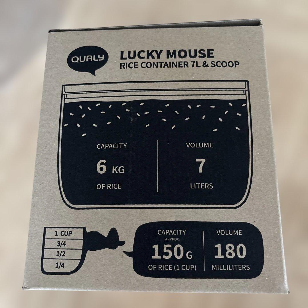 クオリー 米 お米 保存 容器 [LUCKY MOUSE 7L]