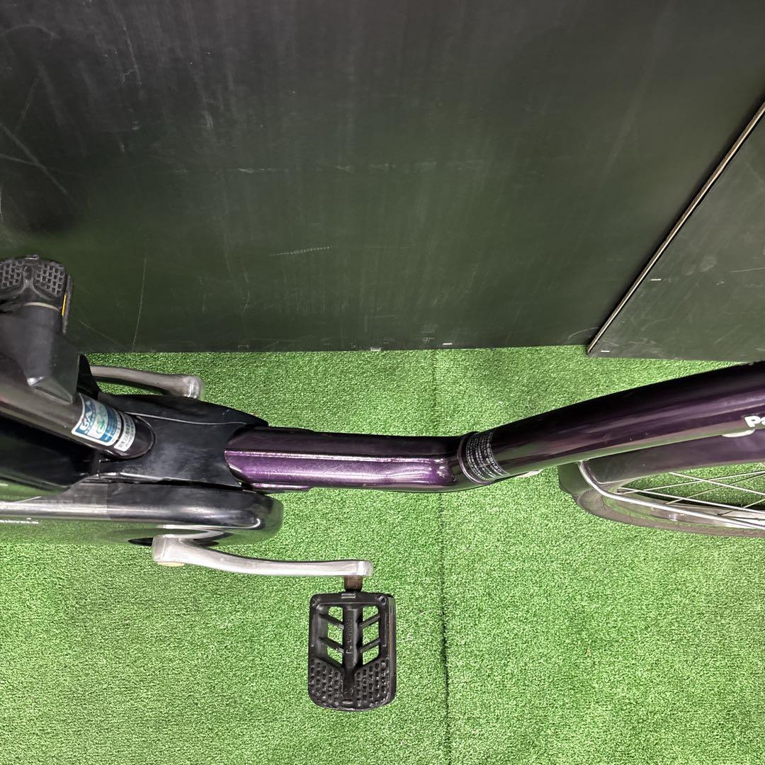 電動自転車 Panasonic Gyutto パープル 3人乗り対応　11