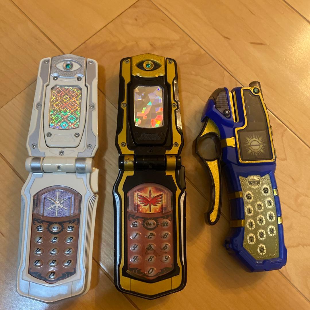 魔法戦隊マジレンジャー　マージフォン　3点セット