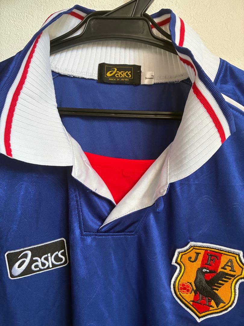 98年ワールドカップモデル　日本代表サッカーシャツ<長袖>