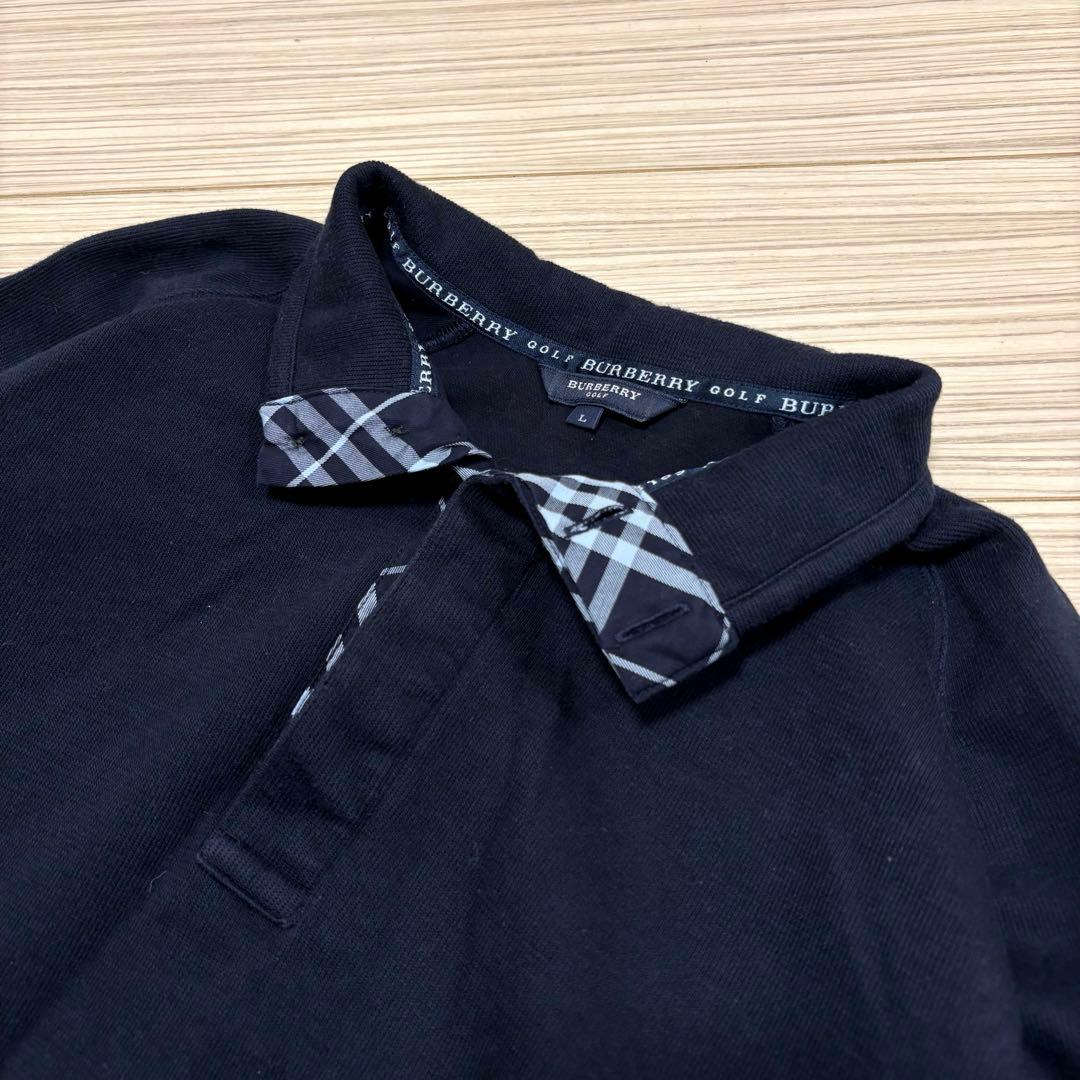 Burberry Golf ハーフボタン　セーター　ノバチェック　ポロシャツ