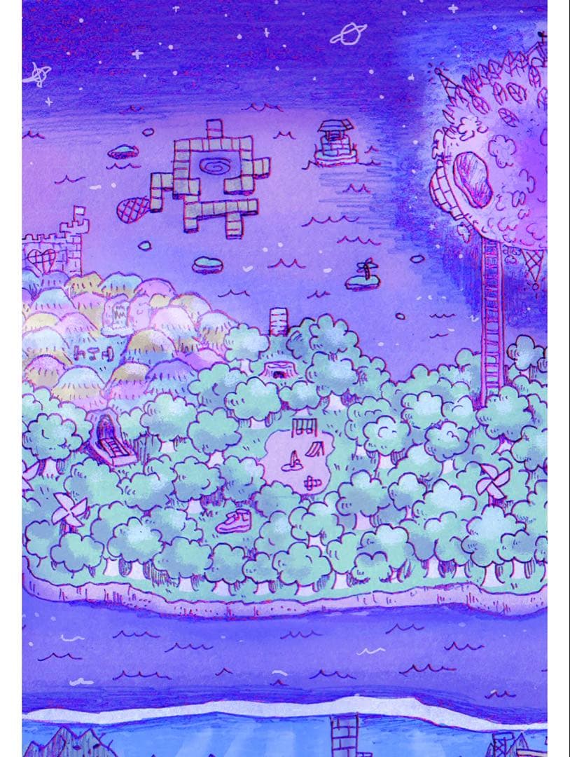 【入手困難品】OMORI ベッドスペース　ポスター　オモリ アートワーク