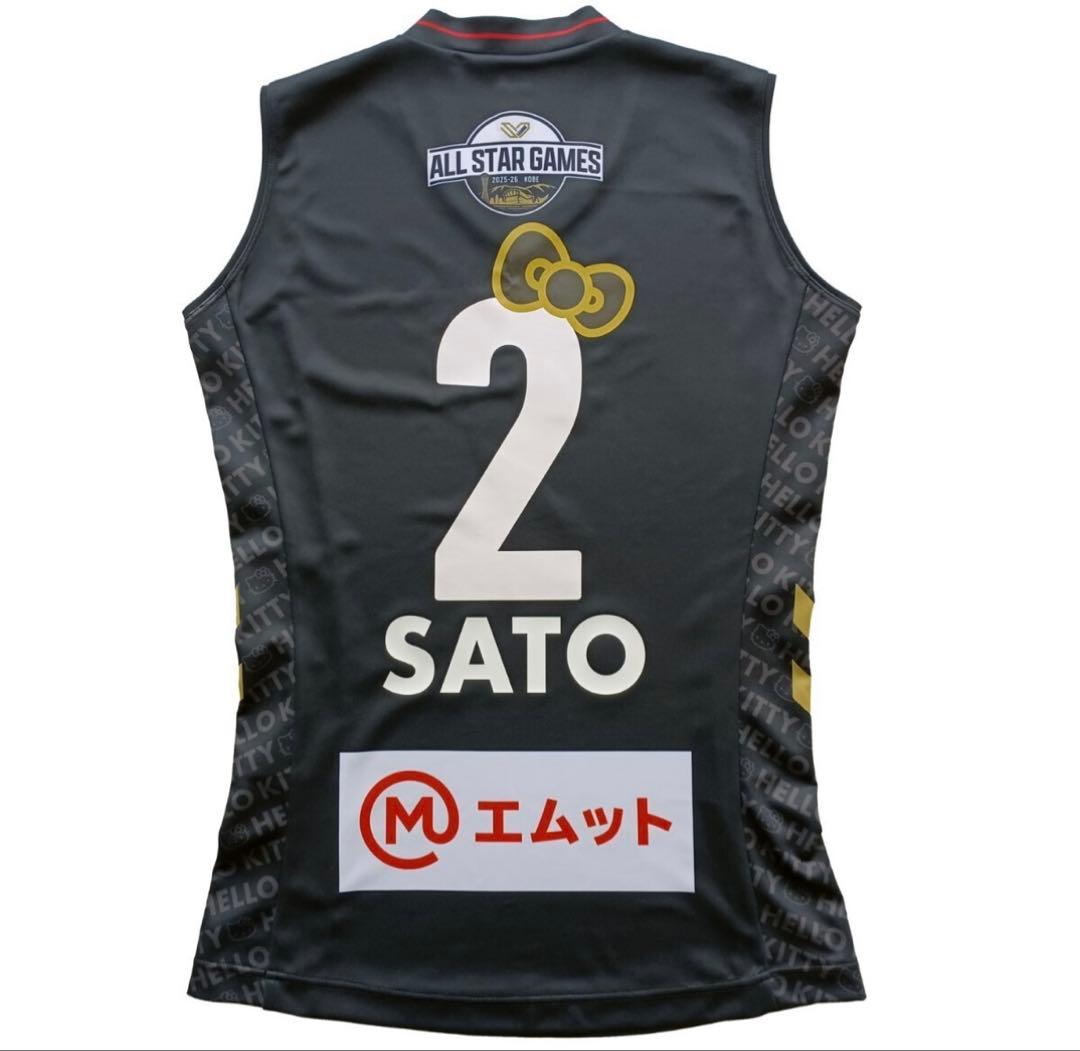 SVリーグオールスター 佐藤淑乃 オーセンティックユニフォーム NEC川崎 XO