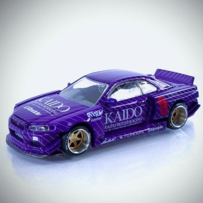新品 1/64 スカイライン GT-R R34 KAIDO WORKS V1