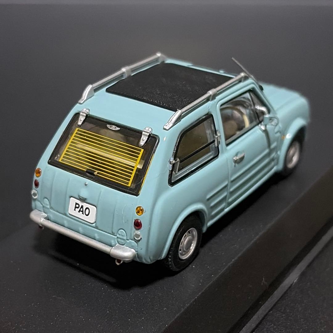 【日産 パオ】1/43アクアグレー 限定 Kyosho Nissan