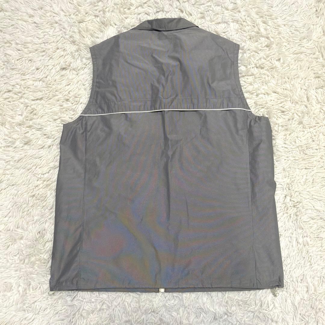 バーバリーゴルフ　ベスト　ナイロン　LL XL 大きいサイズ　グレー