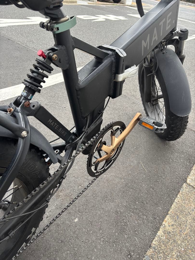 MATE 電動アシスト自転車 ブラック