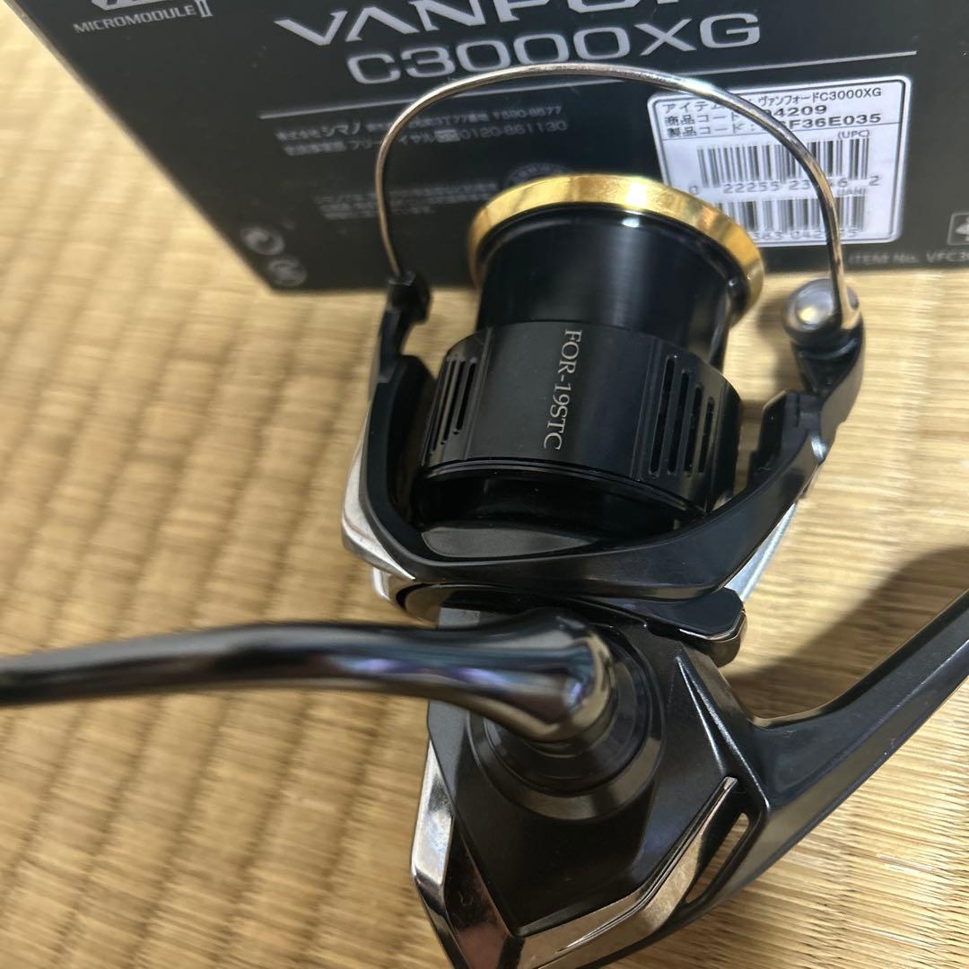シマノ 20ヴァンフォード C3000XG スプール ハンドルノブ カスタム