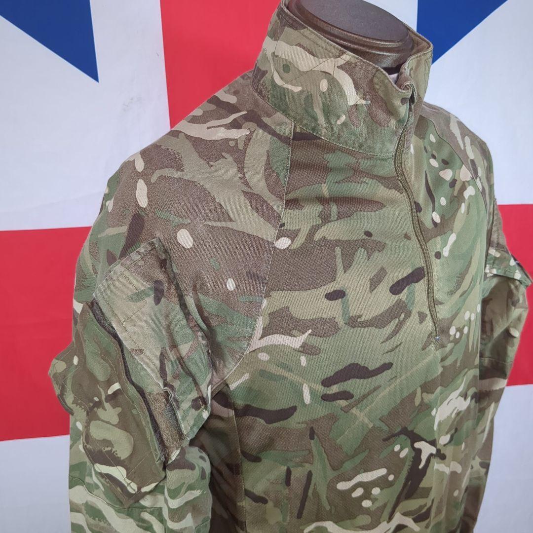 イギリス軍 UBACシャツ EP MTPカモ M（ベルクロパネルパッチ付）