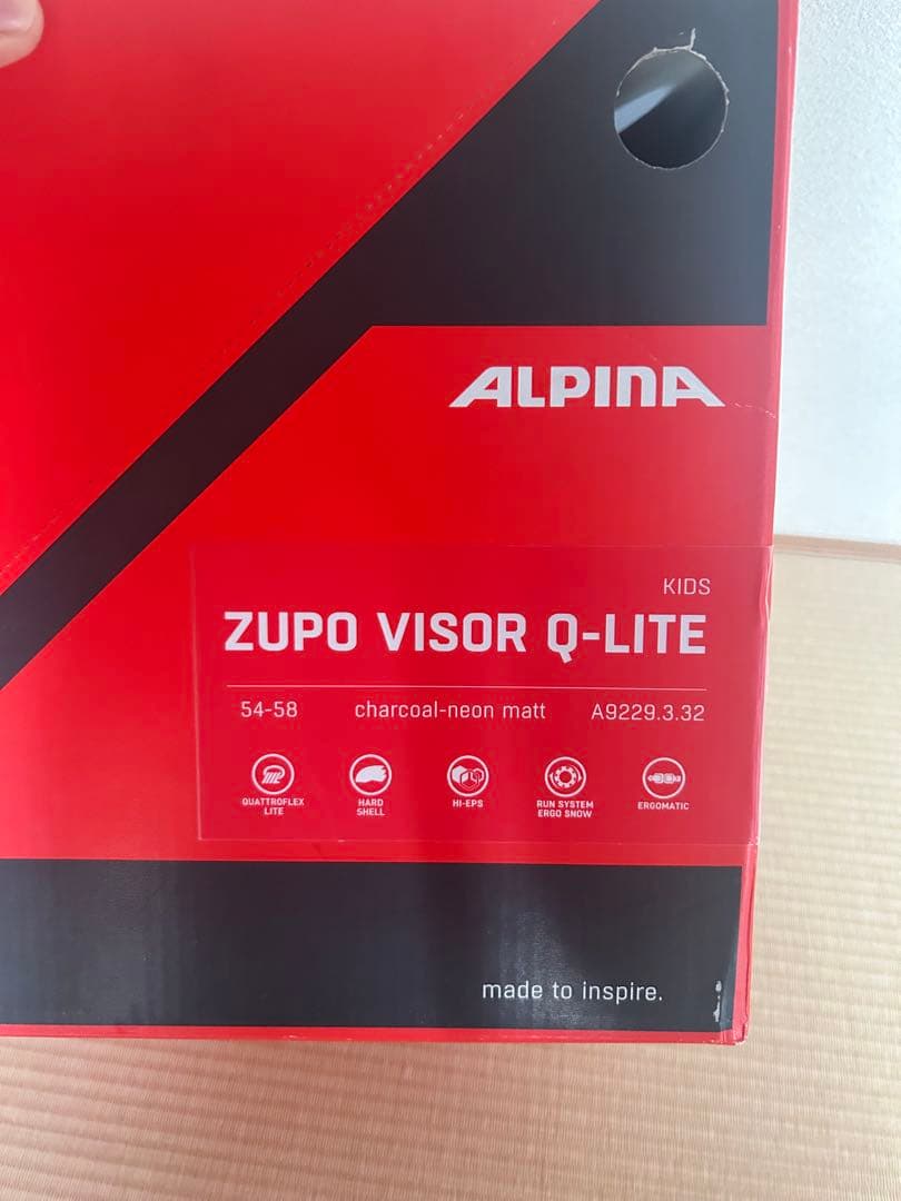 ALPINA ZUPO VISOR Q-LITE ヘルメット
