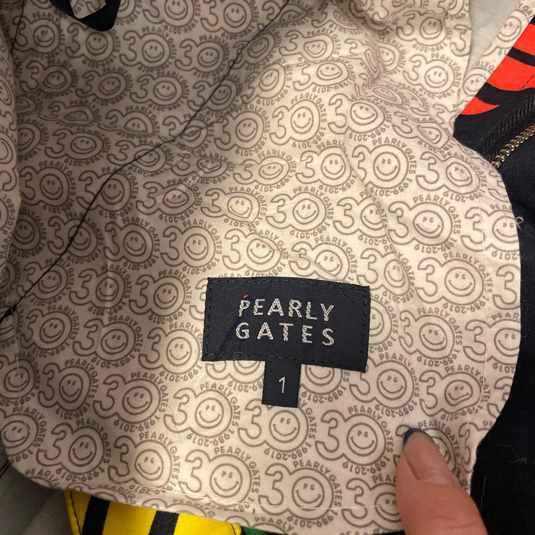 PEARLY GATES リボン柄スカート