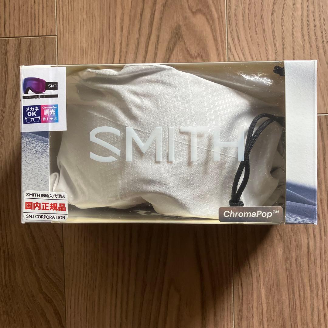 スミス調光レンズスキーゴーグルSMITH収納袋付き　スノーボードゴーグル
