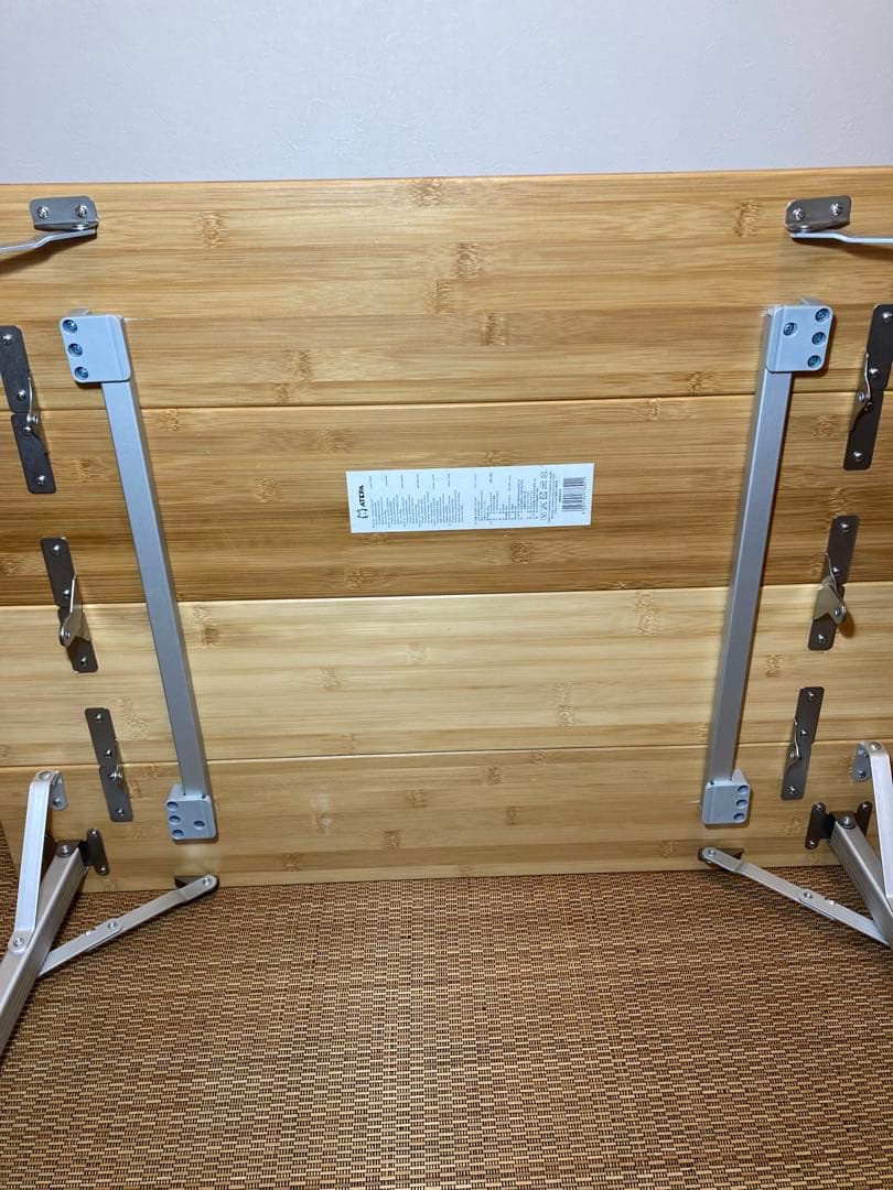 【極美品】ATEPAアテパ　アウトドア　キャンプ　折りたたみテーブル