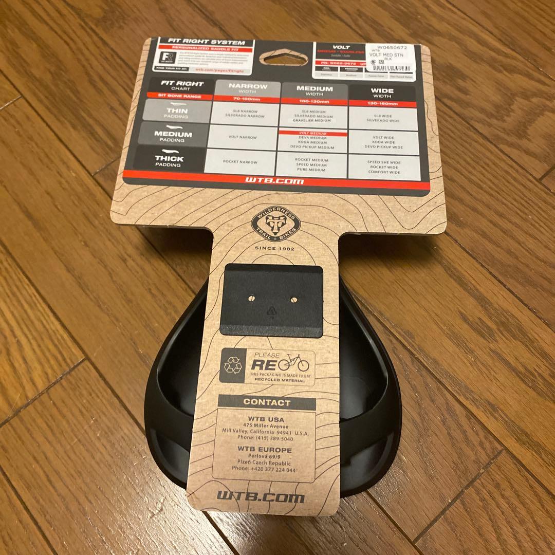 パーツ WTB* volt saddle medium (stainless/fusio