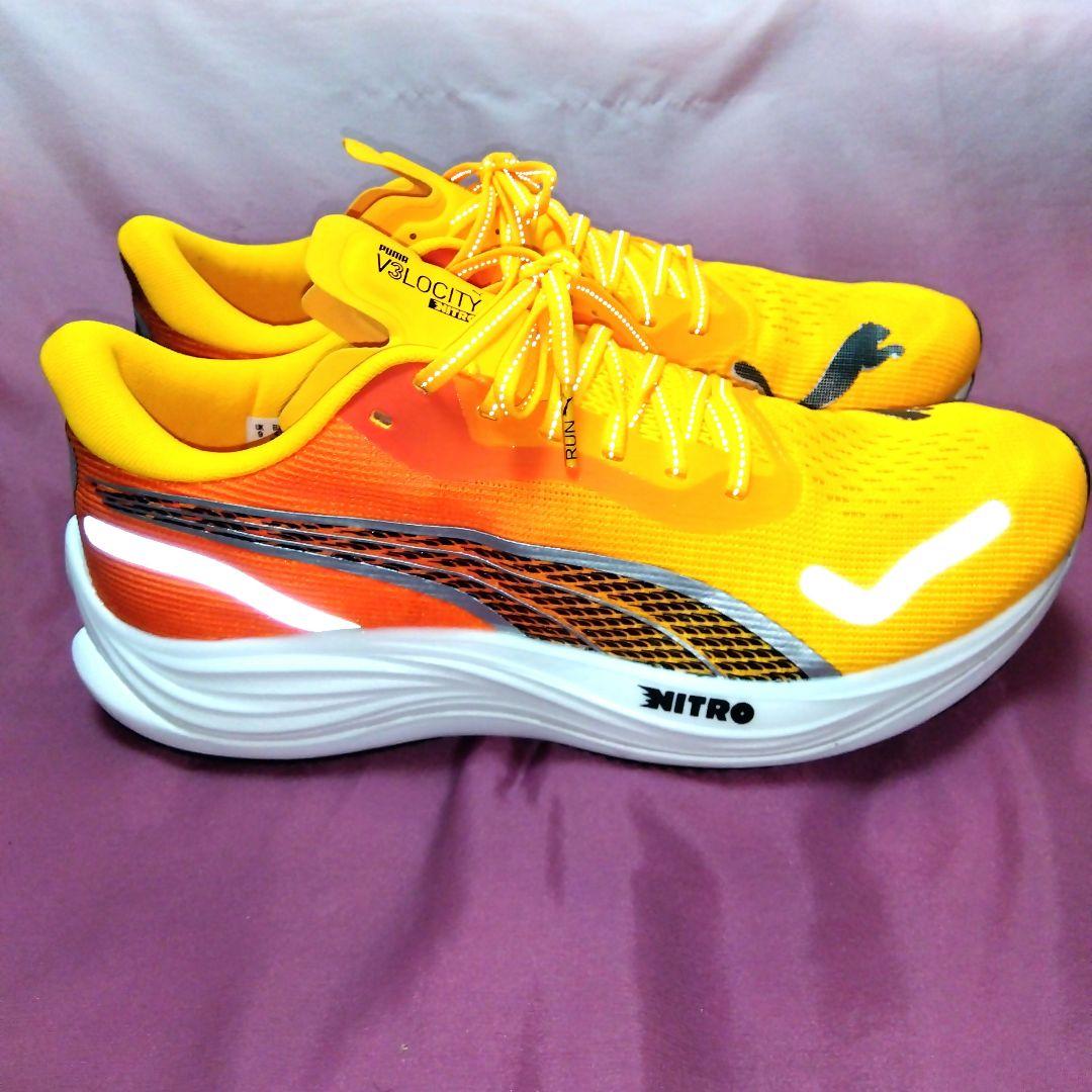 PUMA NITRO ランニングシューズ イエロー