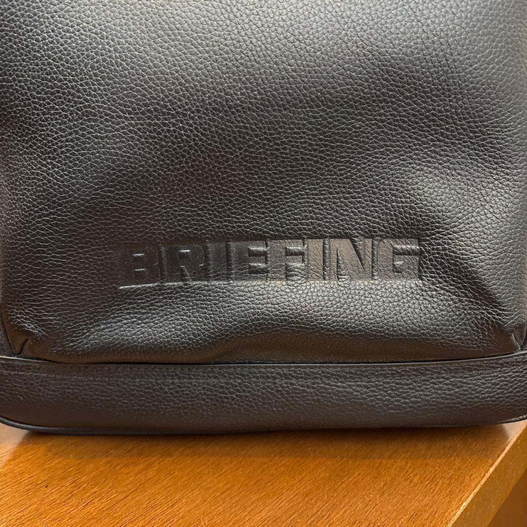 BRIEFING ブラック　レザー　トート　バッグ　ゴルフ　カート