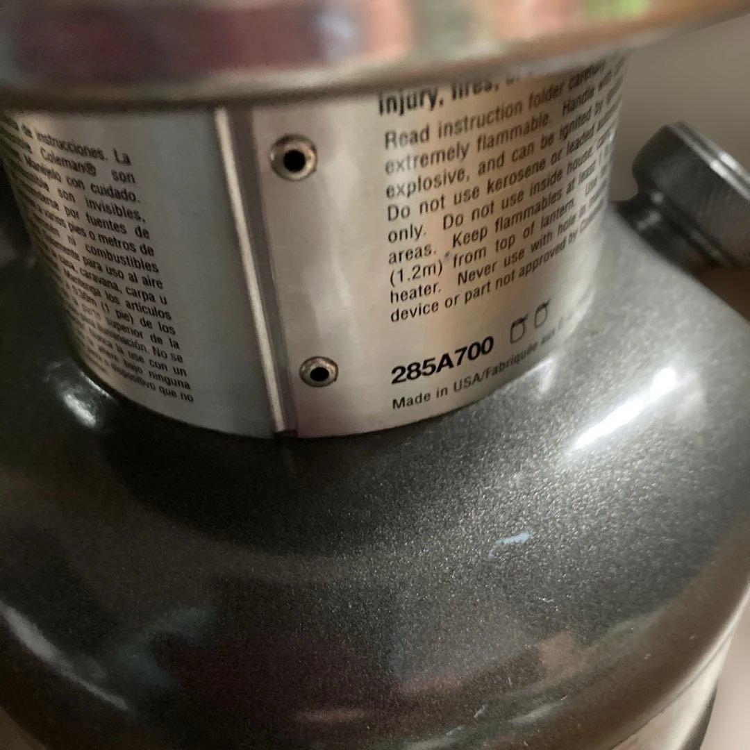 Coleman Dual Fuel コールマンランタン　MODEL285