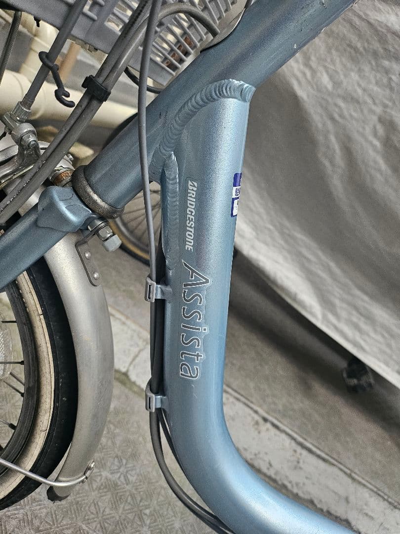 BRIDGESTONE Assist 電動アシスト三輪車 水色