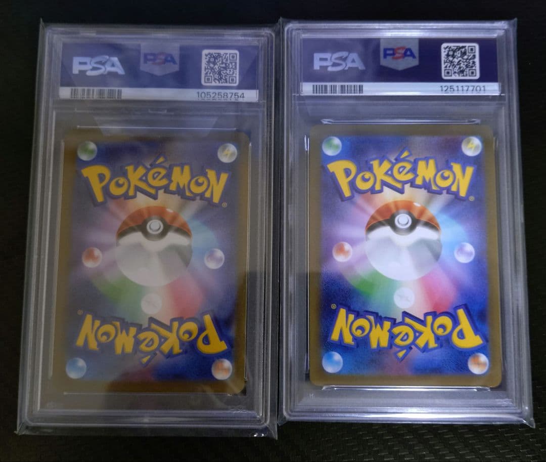ポケカ　ブラッキー、ニンフィア長場　psa10