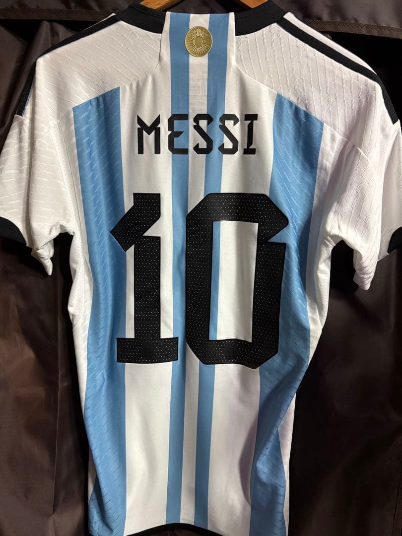 アルゼンチン代表 メッシ 10 オーセンティック　Mサイズ