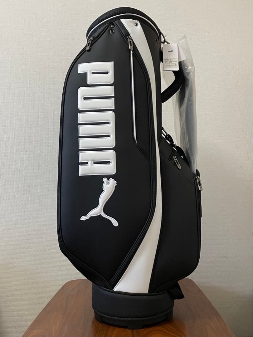 新品未使用　PUMA（プーマ）キャディバッグ　軽量　黒/白