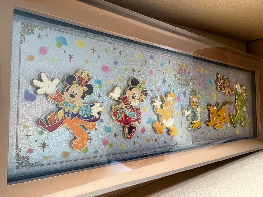 ディズニーランド　40周年　ピンバッジセット　ハモカラ　新品