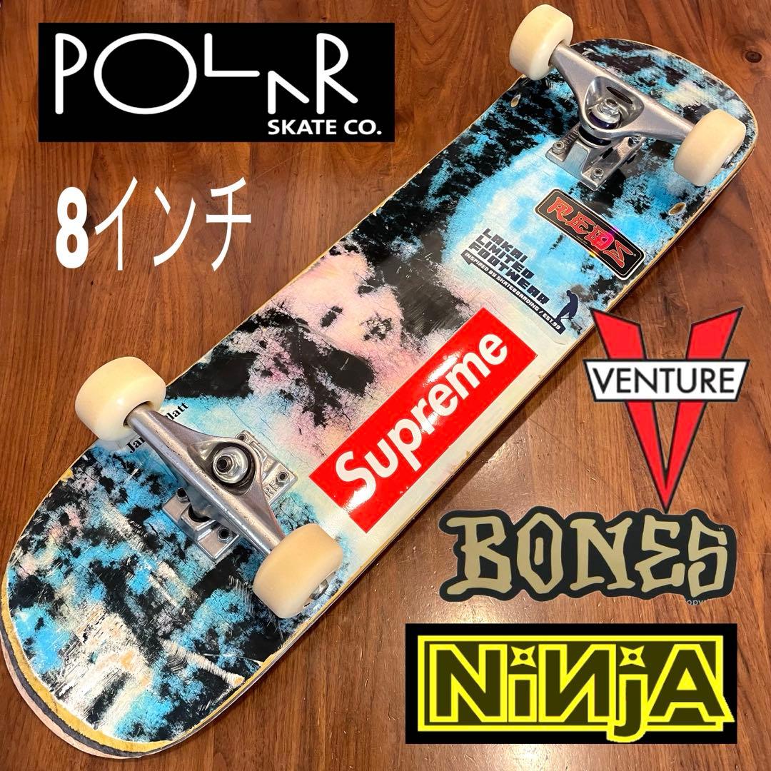 ポーラー　スケートボード　スケボー　ベンチャー　ニンジャ　bones 8インチ