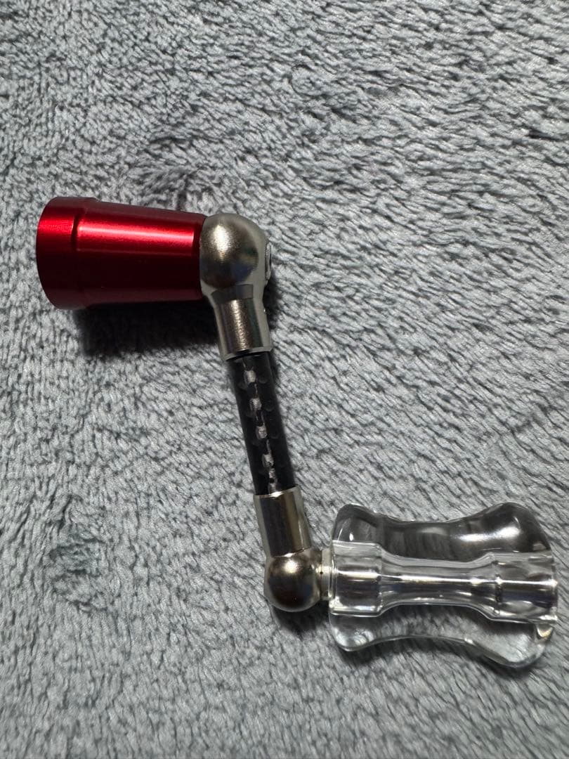 ZPI カーボンハンドル　シングル　ダイワ用旧タイプ左巻き　アクリスタスリム付き