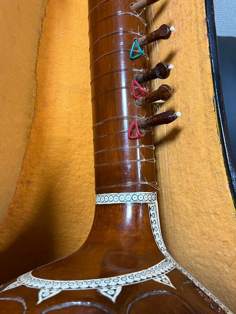 シタール インド民族楽器 ハードケース付 sitar