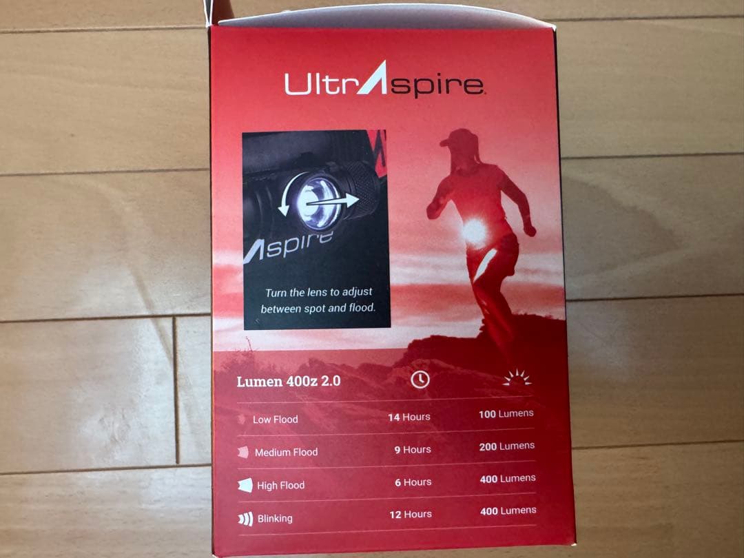 新品未使用UltraAspire ウエストライト LUMEN400Z 2.0
