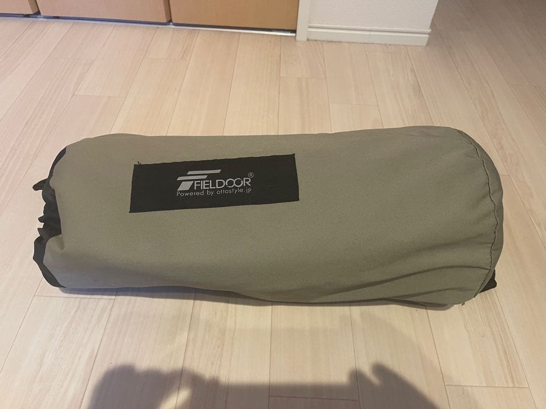 FIELDOOR アルミコンパクトコット カーキ色