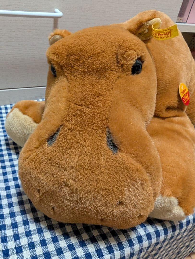 Steiff シュタイフ カバ Hippie ぬいぐるみ 約40cm