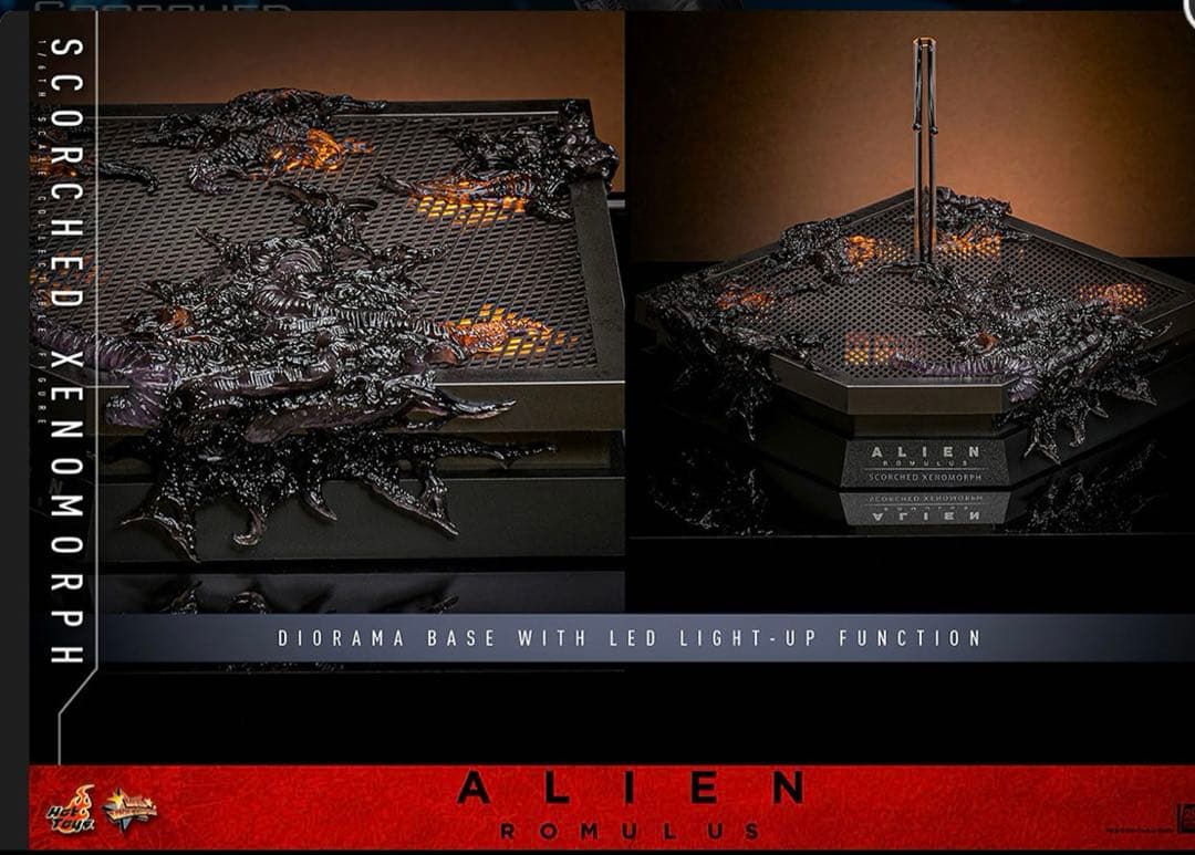 【新品】 ホットトイズ/エイリアン：ロムルス』スコーチド・ゼノモーフ 1/6
